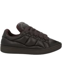 Lanvin - Dark Sneakers Lambskin, Polyester - Lyst