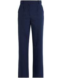 Patrizia Pepe - Midnight Pants Polyester, Virgin Wool, Elastane - Lyst
