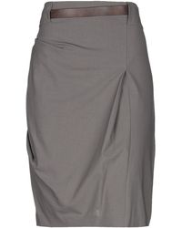 Brunello Cucinelli Knielanger Rock - Grau