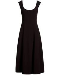 STAUD - Midi Dress Polyester, Viscose, Elastane - Lyst