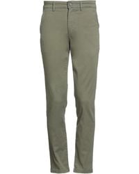 Solid - Pants Cotton, Polyester, Elastane - Lyst