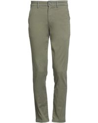 Solid - Pants Cotton, Polyester, Elastane - Lyst