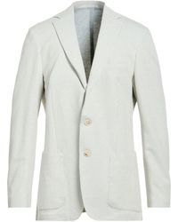 Eleventy - Sky Blazer Cotton, Linen, Elastane - Lyst
