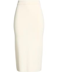 Max Mara - Midi Skirt Viscose, Polyamide - Lyst