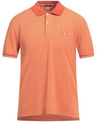 C.P. Company - Rust Polo Shirt Cotton, Polyamide - Lyst