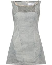 Marine Serre - Mini Dress Cotton, Elastane - Lyst