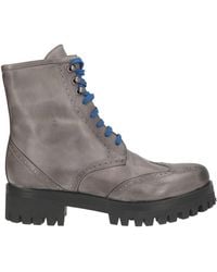 JP/DAVID - Charcoal Ankle Boots Calfskin - Lyst