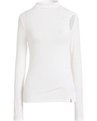 Patrizia Pepe - Turtleneck Polyester, Viscose, Elastane - Lyst