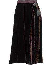 LORENA HAYOT by LORENA ANTONIAZZI - Plum Pants Viscose, Cupro, Silk, Elastane, Acetate - Lyst