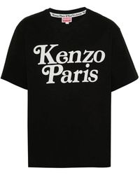 KENZO - Camiseta de algodón jersey - Lyst