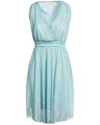 Kaos - Midi Dress Polyester, Metal Fiber - Lyst