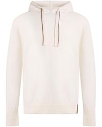Alpha Studio - Cream Sweater Wool - Lyst