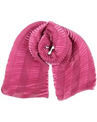 Emporio Armani - Fuchsia Scarf Polyester - Lyst