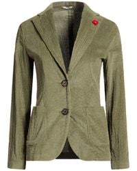 Lardini - Military Blazer Cotton, Elastane - Lyst