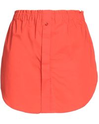 SOLOTRE - Mini Skirt Cotton - Lyst
