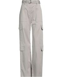 MSGM - Pants Cotton, Elastane - Lyst