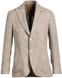 Lardini - Blazer Wool, Cotton, Silk, Linen - Lyst