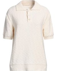 Maison Margiela - Ivory Polo Shirt Cotton, Polyamide - Lyst