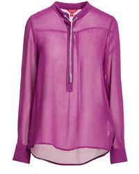 Guess - Mauve Top Polyester - Lyst