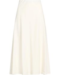 Brunello Cucinelli - Ivory Midi Skirt Virgin Wool, Viscose, Elastane - Lyst