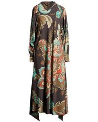 Etro - Military Maxi Dress Polyester, Elastane - Lyst