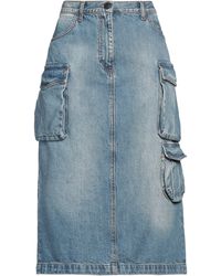 Ballantyne - Denim Skirt Cotton - Lyst