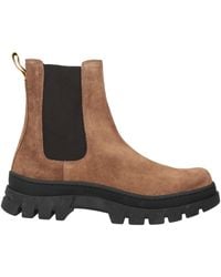 Moorer - Camel Ankle Boots Leather - Lyst