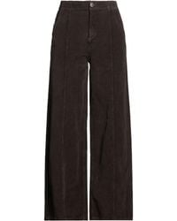 Twinset - Chocolate Pants Cotton, Elastane - Lyst