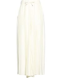 Nike - Ivory Pants Polyester, Elastane - Lyst