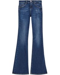 Cropped jeansLiu Jo in Denim di colore Blu Donna Abbigliamento da Jeans da Jeans capri e cropped 