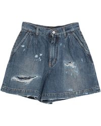 Dolce & Gabbana - Shorts Jeans - Lyst