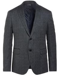 Exte - Blazer Wool, Cotton, Linen - Lyst
