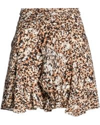 Isabel Marant - Mini Skirt Silk, Elastane - Lyst