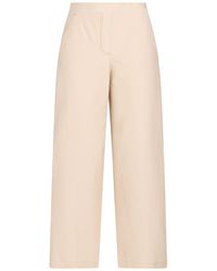 Max Mara - Cream Pants Cotton, Polyester, Elastane - Lyst