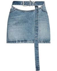 Y. Project - Denim Skirt - Lyst