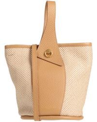Gianni Chiarini - Handbag Natural Raffia, Leather - Lyst