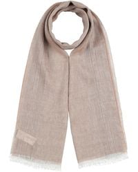Peserico - Scarf Linen, Cashmere, Viscose, Metallic Polyester - Lyst
