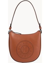 KARL LAGERFELD - K/Circle Moon Shb Perforated -- Tan Handbag Cow Leather - Lyst