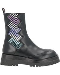 Missoni - Ankle Boots Leather, Textile Fibers - Lyst