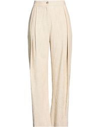 Pinko - Sand Pants Viscose, Polyester, Elastane - Lyst