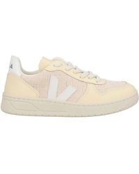 Veja - Cream Sneakers Leather, Textile Fibers - Lyst