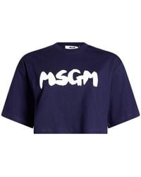 MSGM - T-Shirts - Lyst