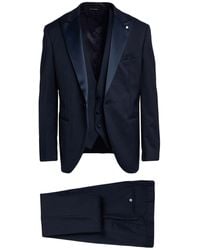 Luigi Bianchi - Midnight Suit Virgin Wool, Elastane - Lyst