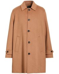 BRERAS Milano - Camel Coat Wool, Polyester - Lyst