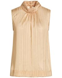 Caliban - Sand Top Polyester, Metallic Polyester - Lyst