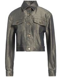 Moschino - Couture Denim Outerwear Cotton, Viscose, Metallic Fiber - Lyst