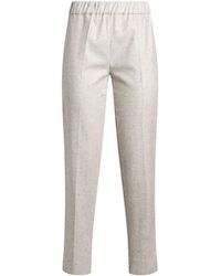 D.exterior - Light Pants Viscose, Wool, Polyester, Elastane - Lyst