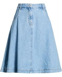 KENZO - Denim Skirt Cotton - Lyst