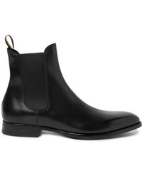 Dunhill Ankle Boots in Lead (Black) for Men | Lyst