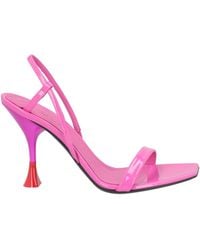 3Juin - Fuchsia Sandals Leather - Lyst